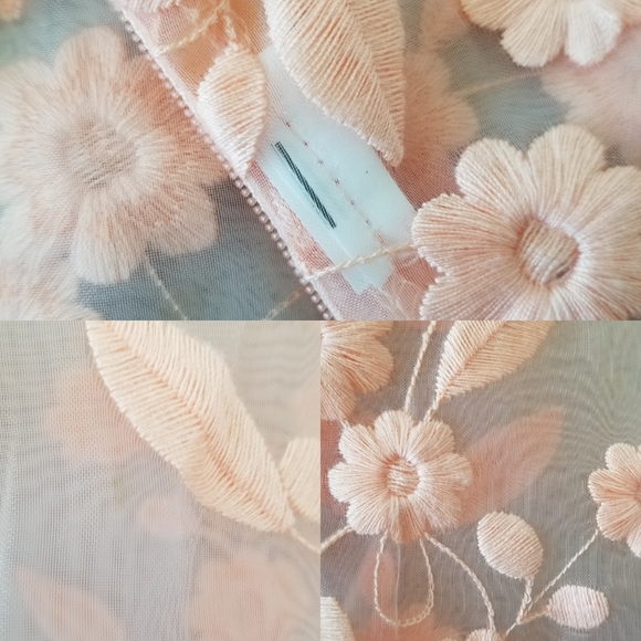 ⭐HOST PICK⭐ZARA Peach Organza Puff Sleeve Crop Top - Picture 11 of 11